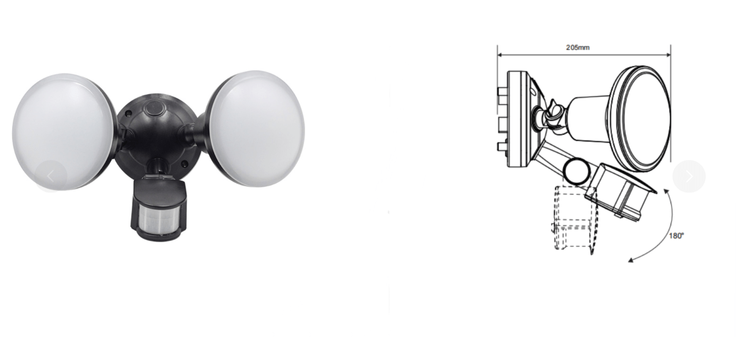 PD-PIR2A 赤外線センサー LED ランプ - スマートでエネルギー効率の高い選択