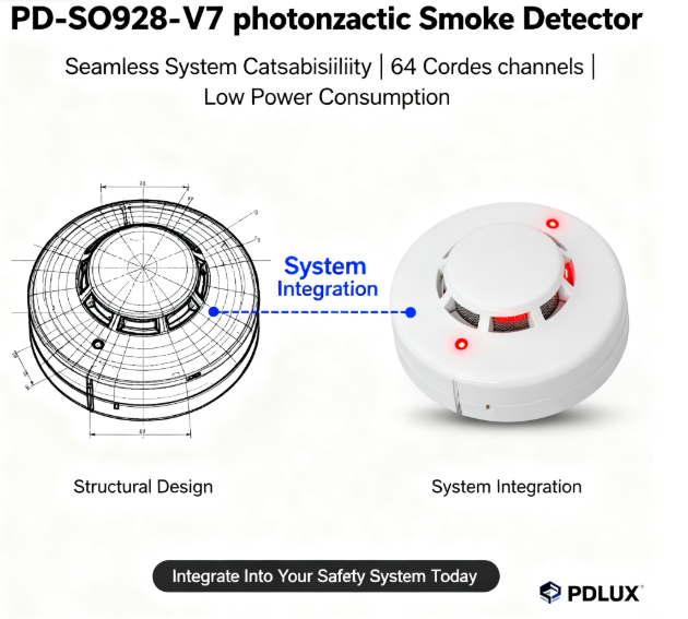 PDLUXによるスマート火災安全：光電式煙感知器PD-SO928-V7を発売